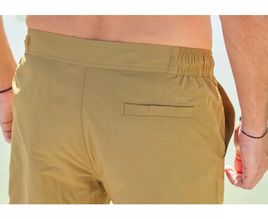 Shop Bañador de hombre Caqui Brentan Bañadores | Bañadores