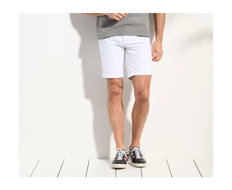 Fashion Bermuda chino hombre Blanco Barry Bermudas Chino