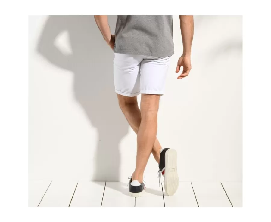 Fashion Bermuda chino hombre Blanco Barry Bermudas Chino