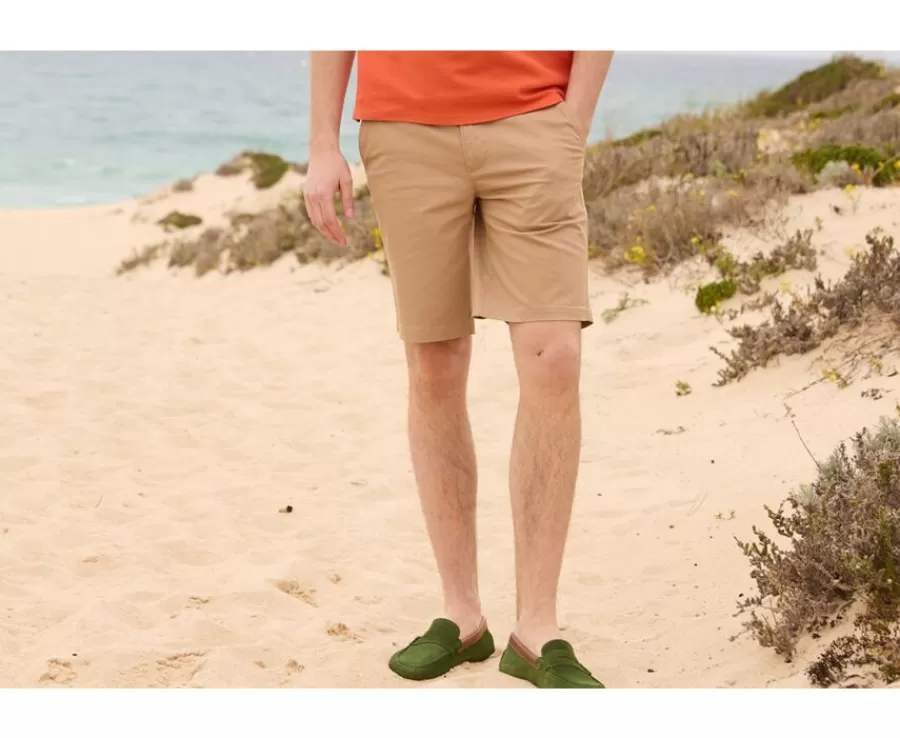 Cheap Bermuda chino hombre Camel Barry Bermudas Chino