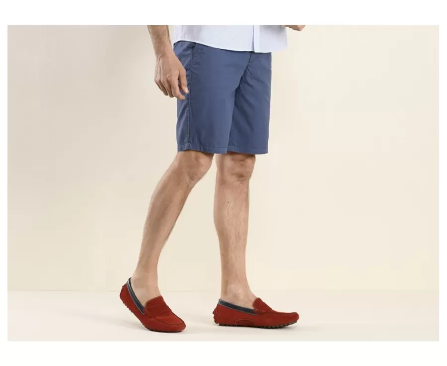 Cheap Bermuda tipo chino para hombre Navy intenso Barry Bermudas Chino