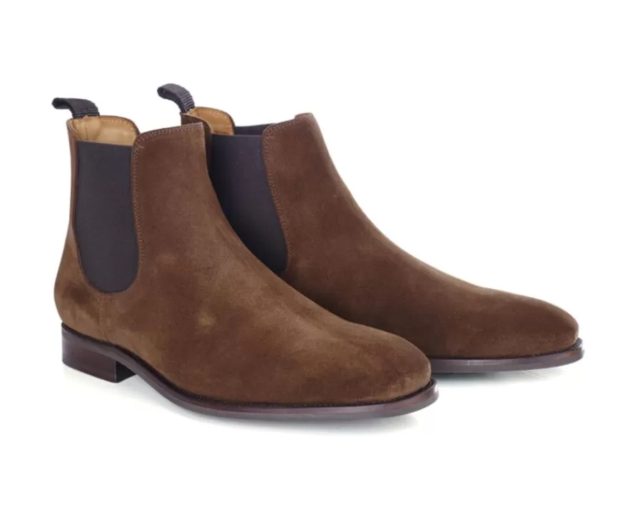 Outlet Botas Chelsea de terciopelo Habana Alderton Gomme Zapatos Confort | Botas Chelsea
