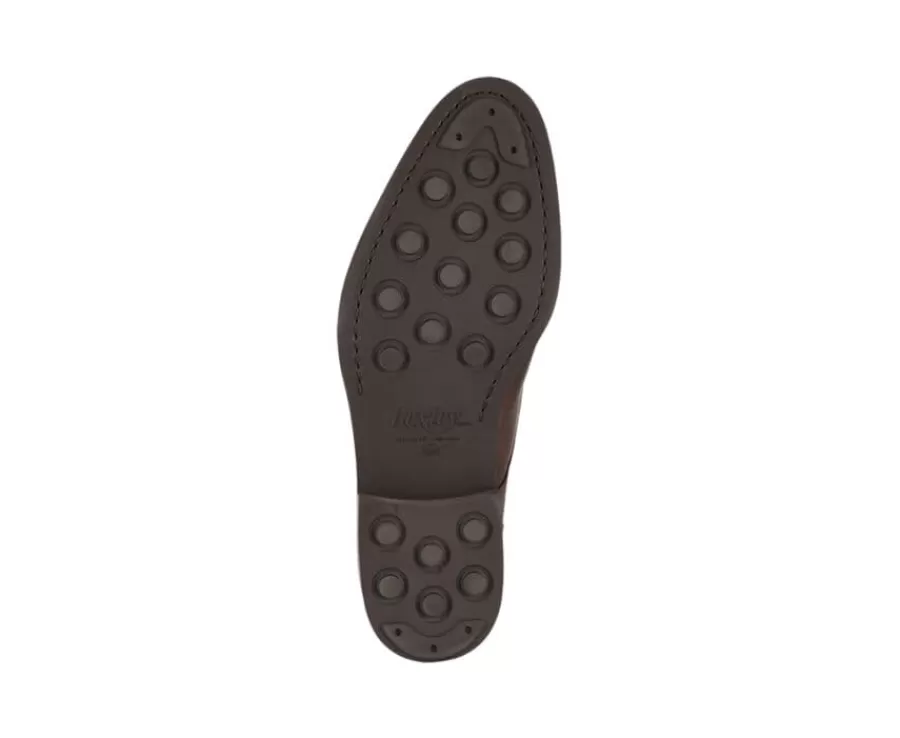 Hot Botines derby con cordones para hombre Chocolate patinado Enfield Ii Gomme City Zapatos Confort | Botas Y Botines