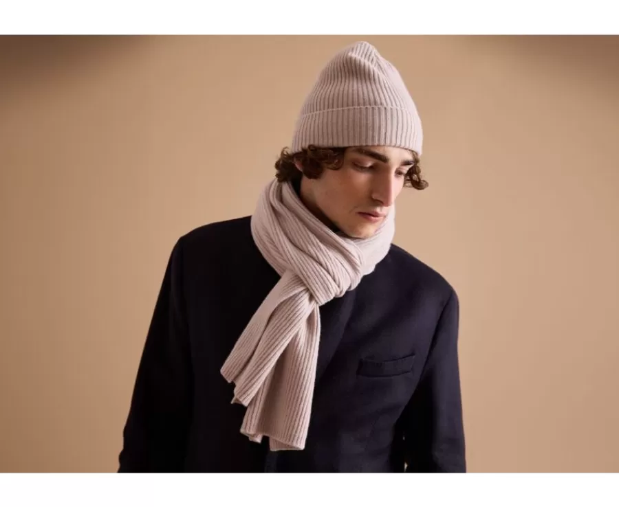 Best Sale Bufanda Lambswool Beis claro Bufandas Y Pañuelos