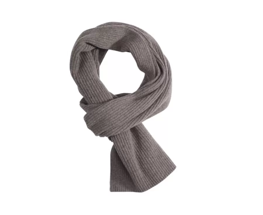 Store Bufanda Lambswool Gris Topo Bufandas Y Pañuelos