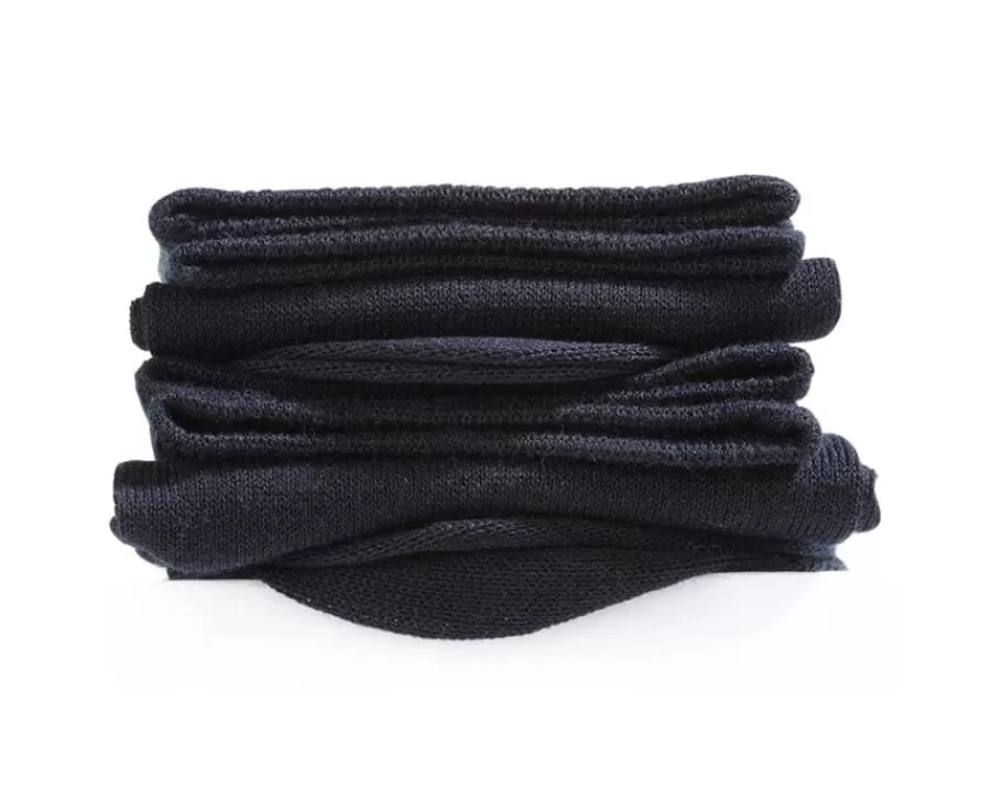 Shop Calcetines de algodón fino para hombre Azul marino Calcetines