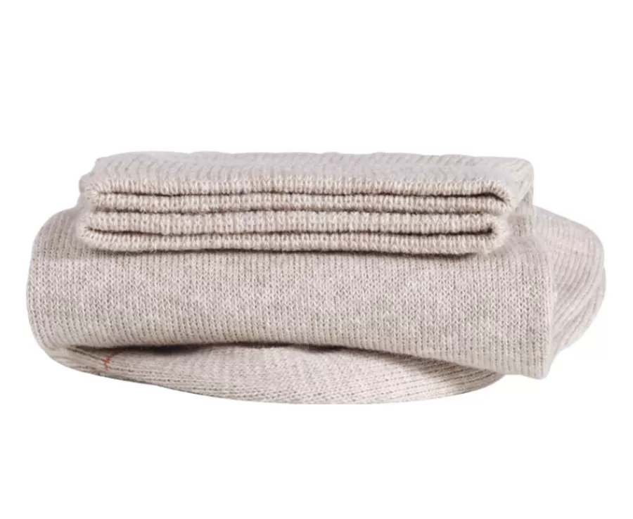 Best Sale Calcetines de algodón fino para hombre Beis moteado Calcetines