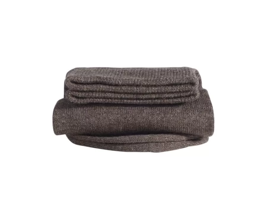 Hot Calcetines de algodón fino para hombre Chocolate moteado Calcetines