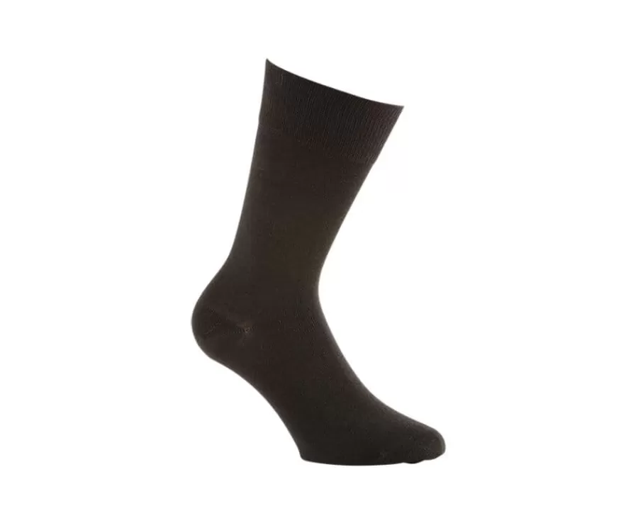 Best Calcetines de algodón fino para hombre Marrón Calcetines