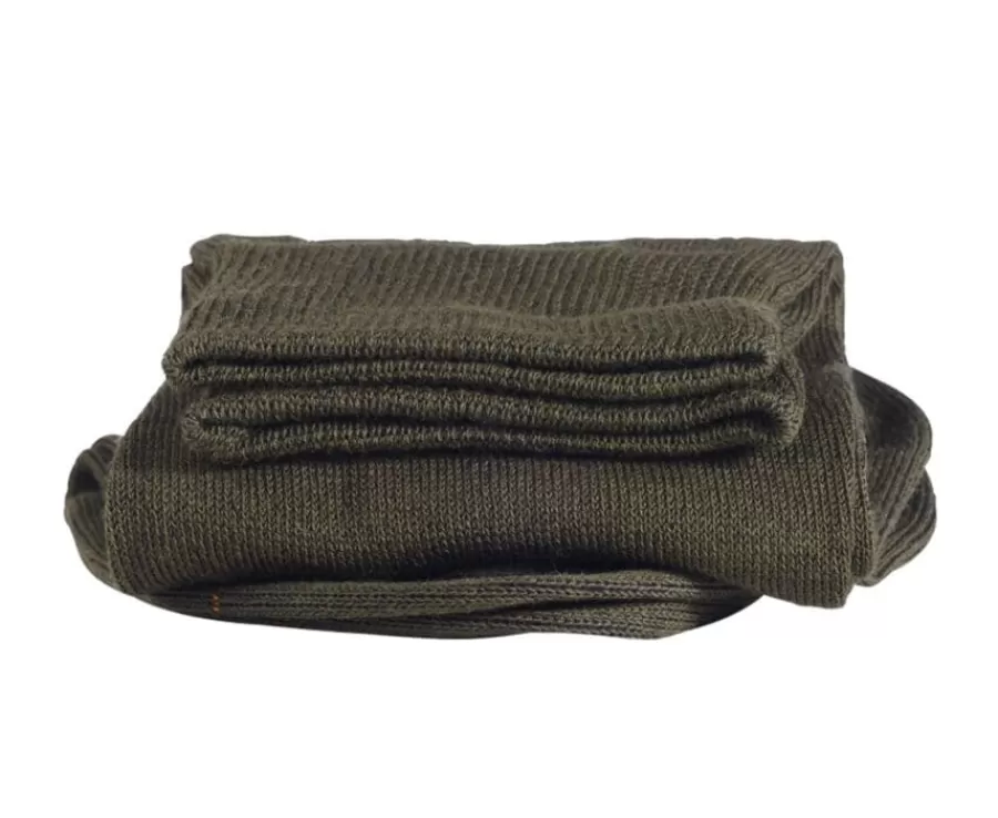 New Calcetines de algodón fino para hombre Verde Calcetines