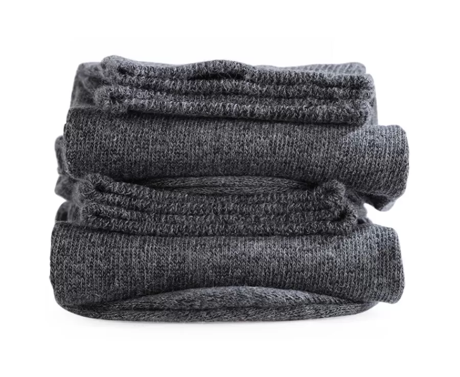 Cheap Calcetines de algodón grueso para hombre Gris Antracita Calcetines