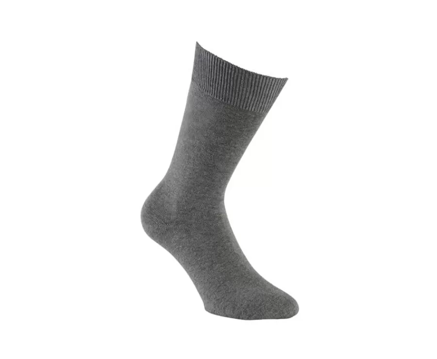Cheap Calcetines de algodón grueso para hombre Gris moteado Calcetines