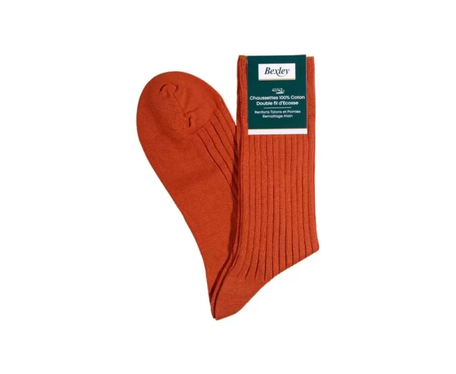 New Calcetines de ciudad para hombre Hilo de Escocia Ámbar Calcetines