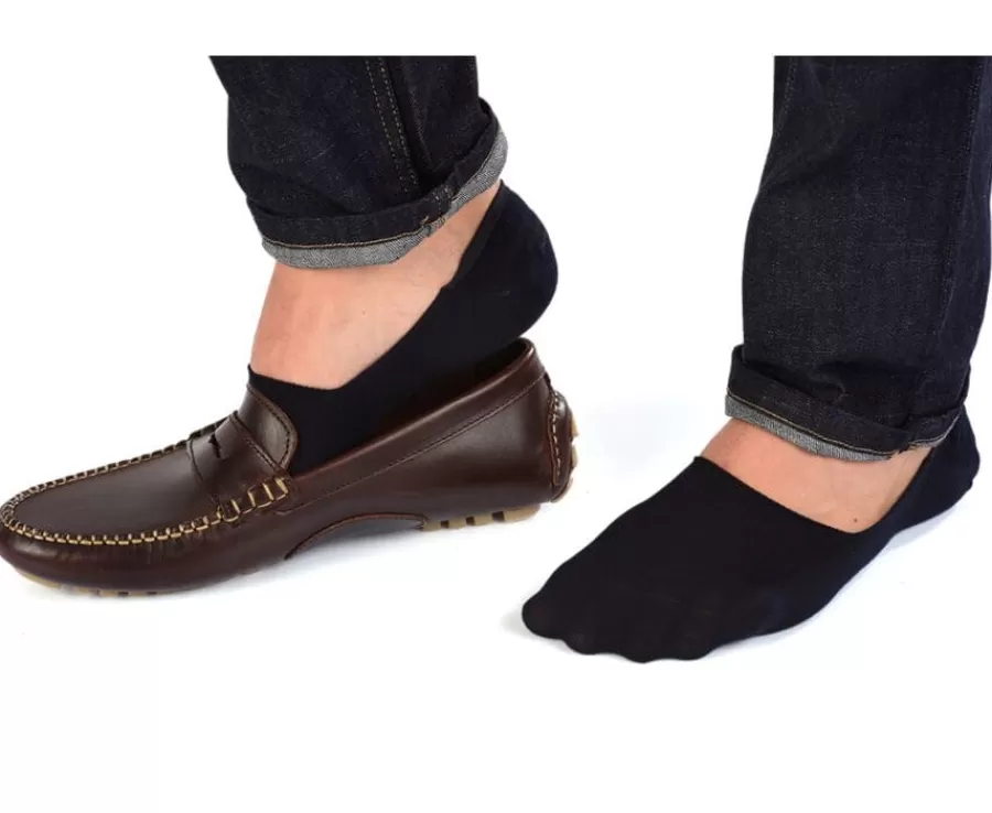 Cheap Calcetines invisibles de hombre Azul marino Calcetines