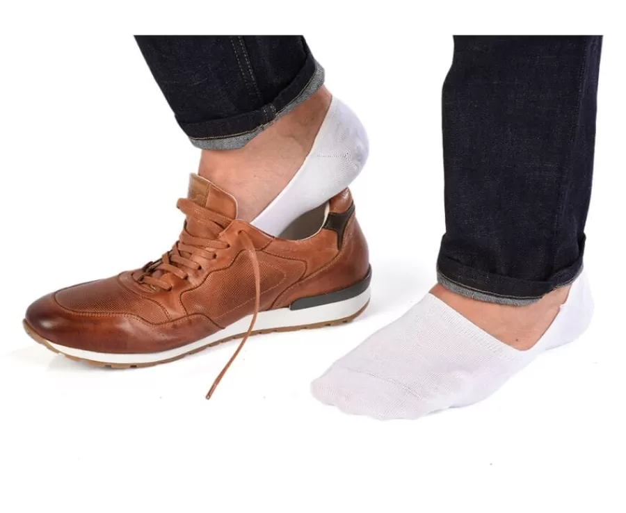 Shop Calcetines invisibles de hombre Blanco Calcetines