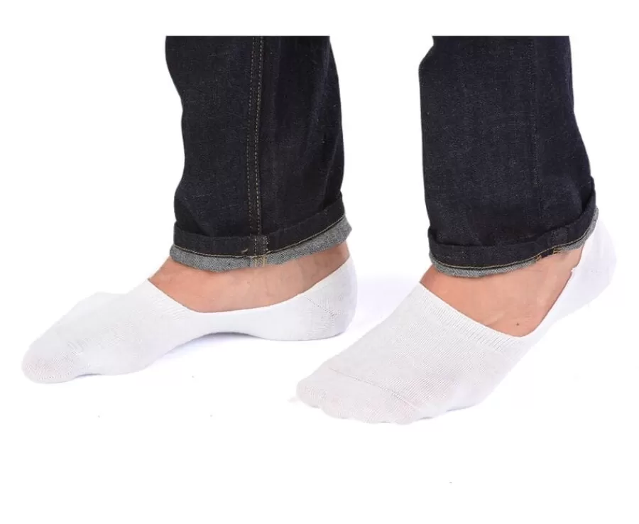 Shop Calcetines invisibles de hombre Blanco Calcetines