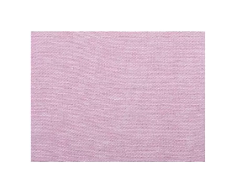 Outlet Camisa de lino y algodón Chambray Rosa - Bolsillo en el pecho Colten Mc Corte Estándar | Camisas Blancas