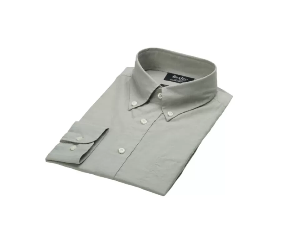 camisa_de_lino_y_algodn_verde_tila_colten_4.webp Online Camisa de lino y algodón Verde tila Colten Corte Estándar | Camisas Blancas