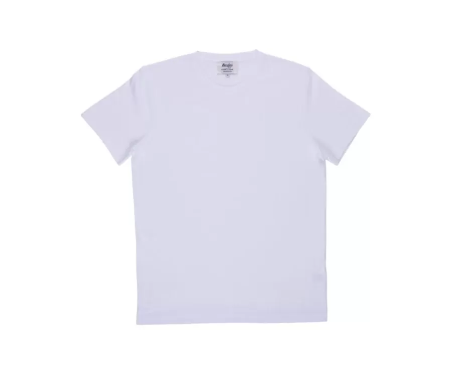 Best Camiseta de algodón orgánico liso Blanco Edgar Iii Camisetas