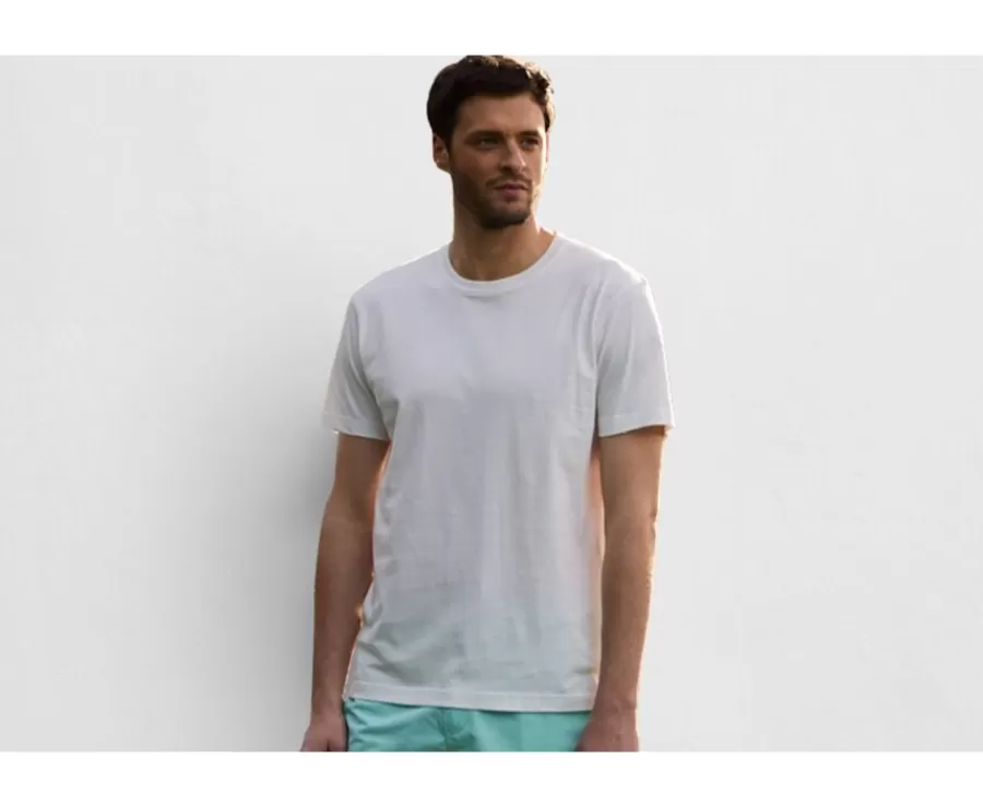 Hot Camiseta lisa de algodón orgánico Crudo Edgar Iii Camisetas