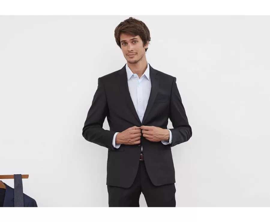 Shop Chaleco de traje hombre Negro Lazare Chaquetas De Traje Y Chalecos