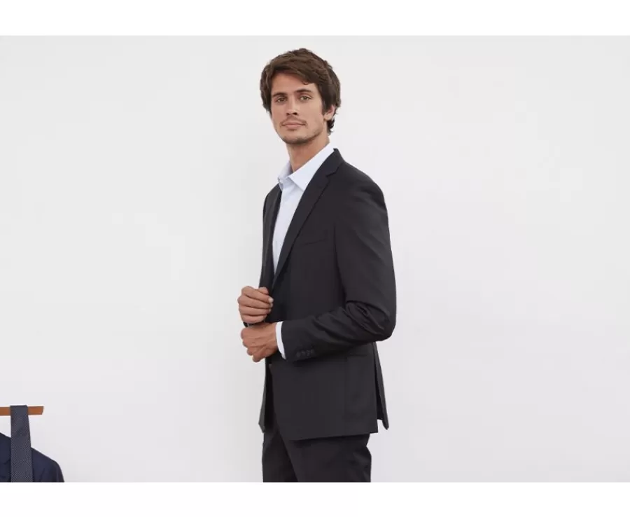 Shop Chaleco de traje hombre Negro Lazare Chaquetas De Traje Y Chalecos