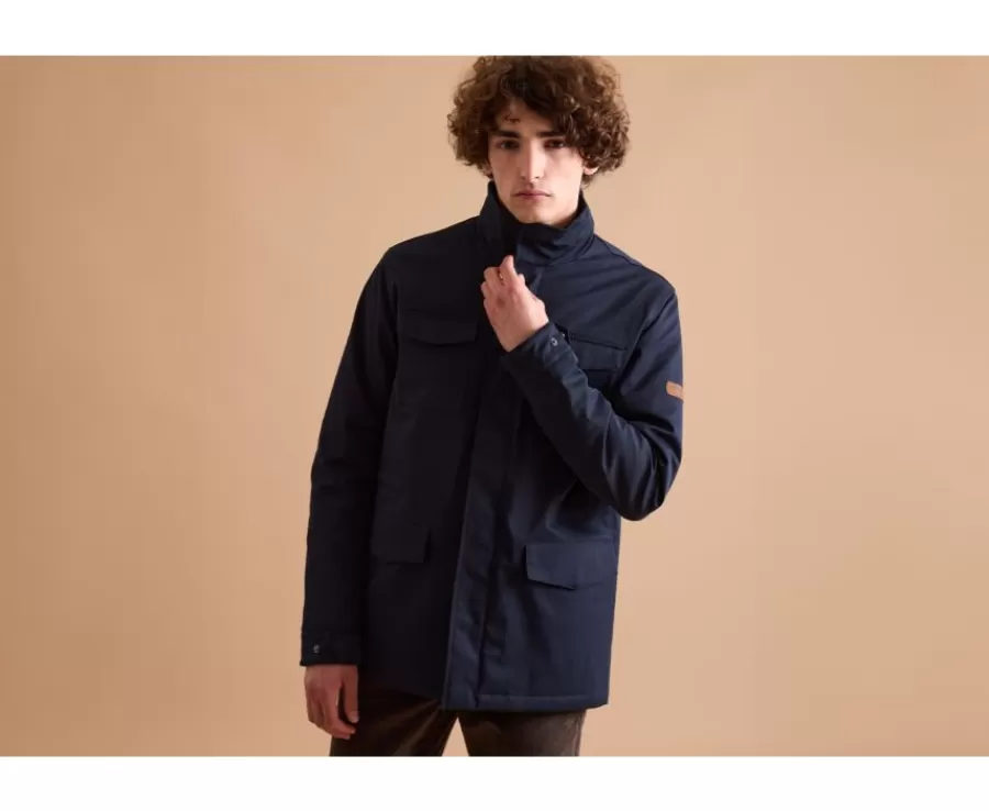Best Chaqueta Azul Marino Oscuro Arthold Abrigos Y Gabardinas