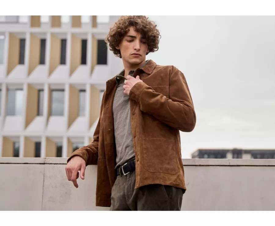 Cheap Chaqueta de cuero para hombre Havana Faustin Cazadoras Y Chaquetas De Cuero