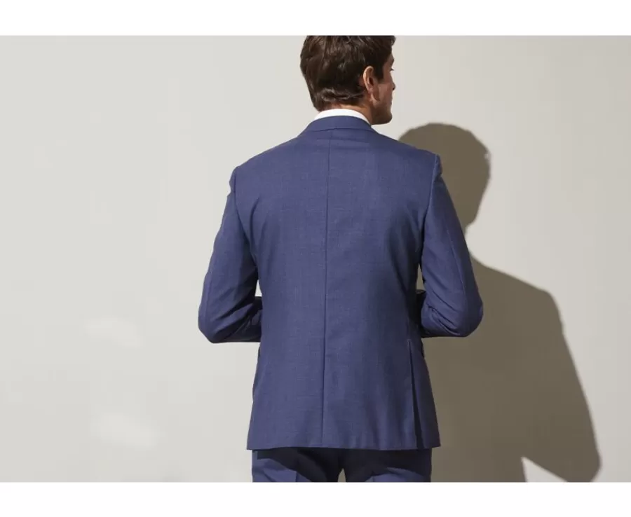 Clearance Chaqueta de traje hombre Azul moteado Lazare Chaquetas De Traje Y Chalecos