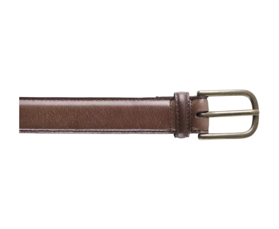 Outlet Cinturón de cuero hombre Pardo patinado Southgate Cinturones