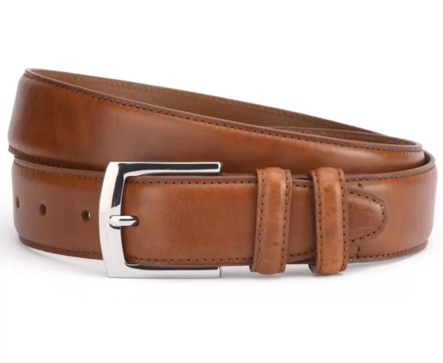 Sale Cinturón de lujo para hombre Dorado patinado Westgate Silver Cinturones