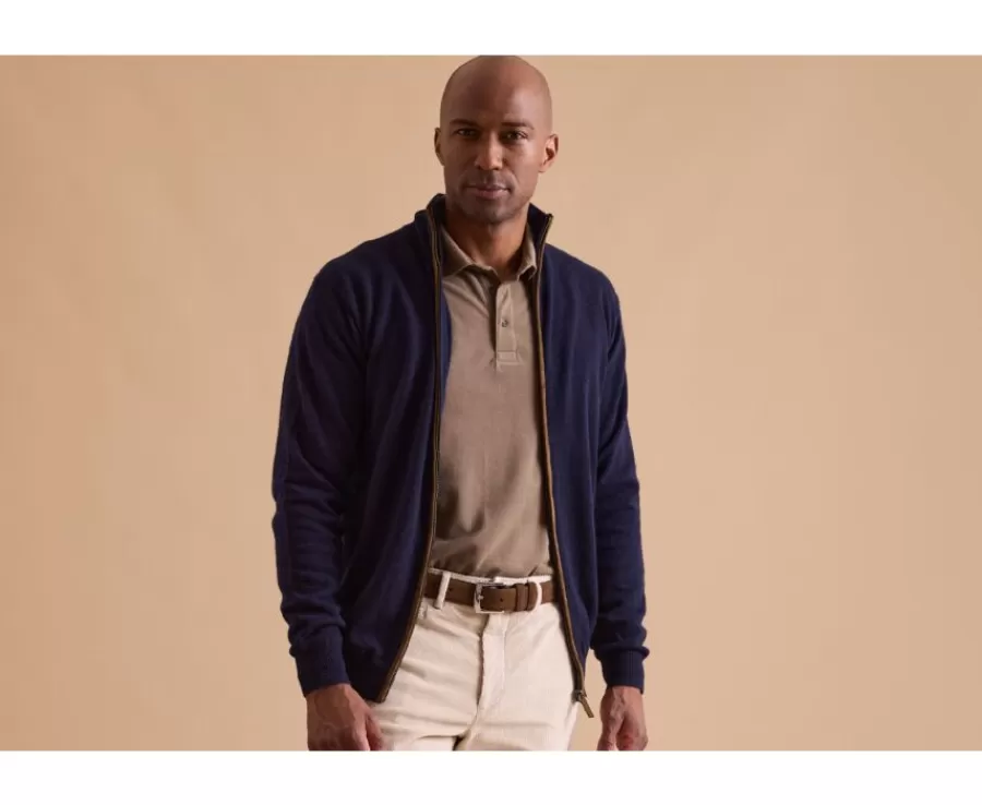 Best Sale Cárdigan de lana Navy para hombre Kanther Cárdigans | Jerséis De Punto