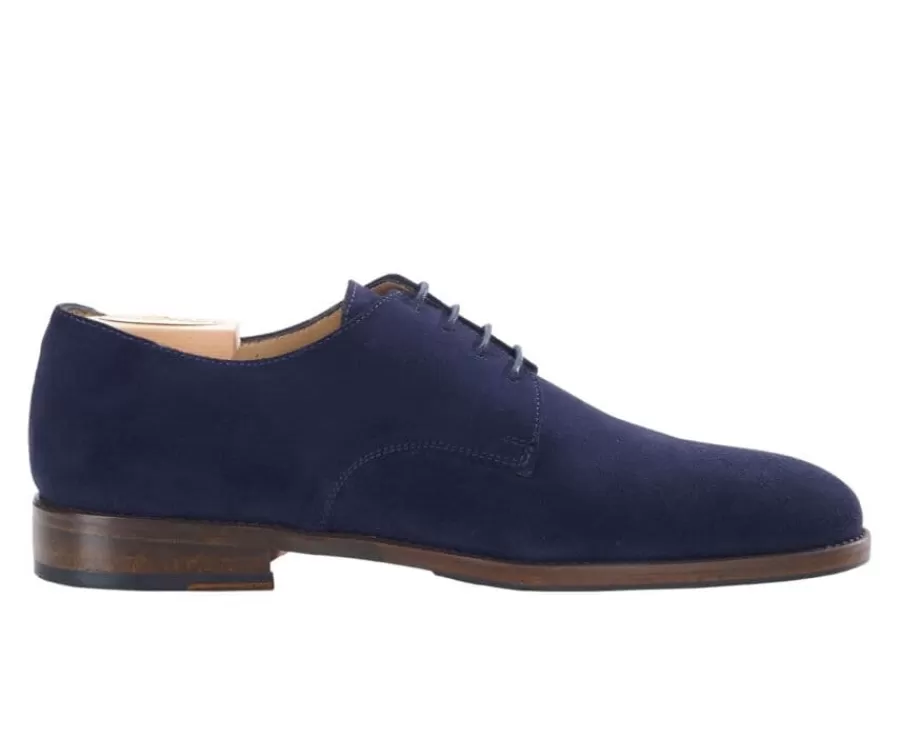 Shop Derby de Terciopelo Coñac Marino Dover Ii Zapatos Derby Y Bluchers | Zapatos Confort