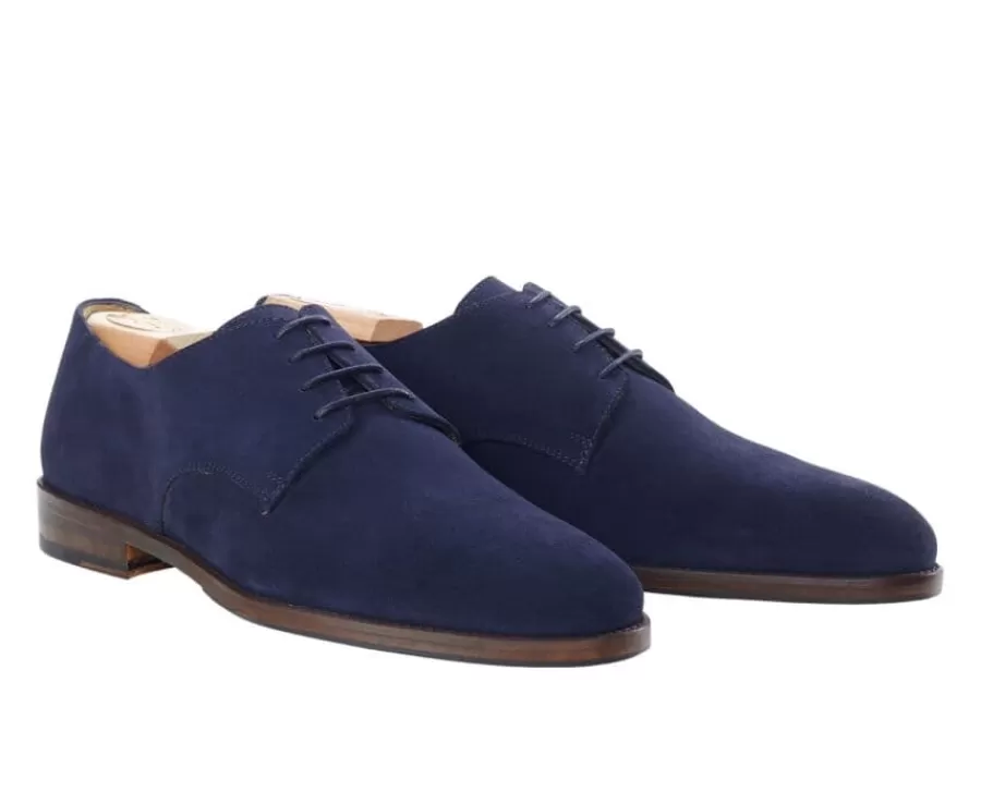 Shop Derby de Terciopelo Coñac Marino Dover Ii Zapatos Derby Y Bluchers | Zapatos Confort