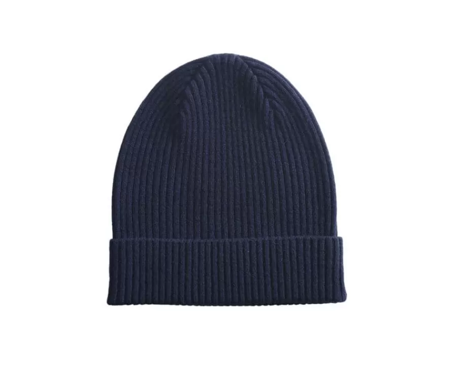 Sale Gorro de lana para hombre Azul marino Benneth Bufandas Y Pañuelos