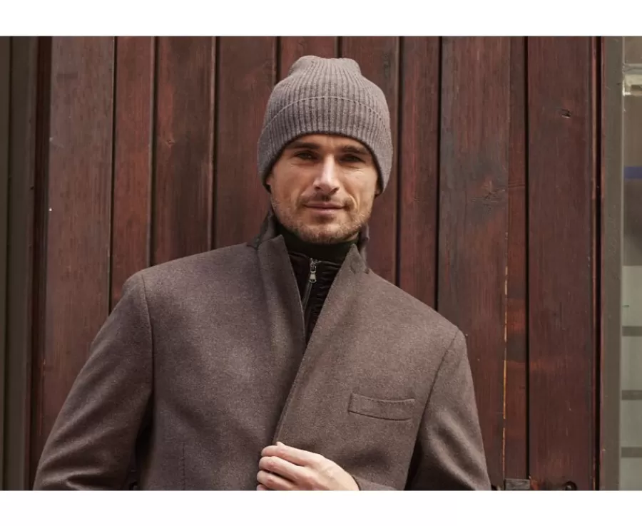 Best Sale Gorro de lana para hombre Chocolate moteado Benneth Bufandas Y Pañuelos
