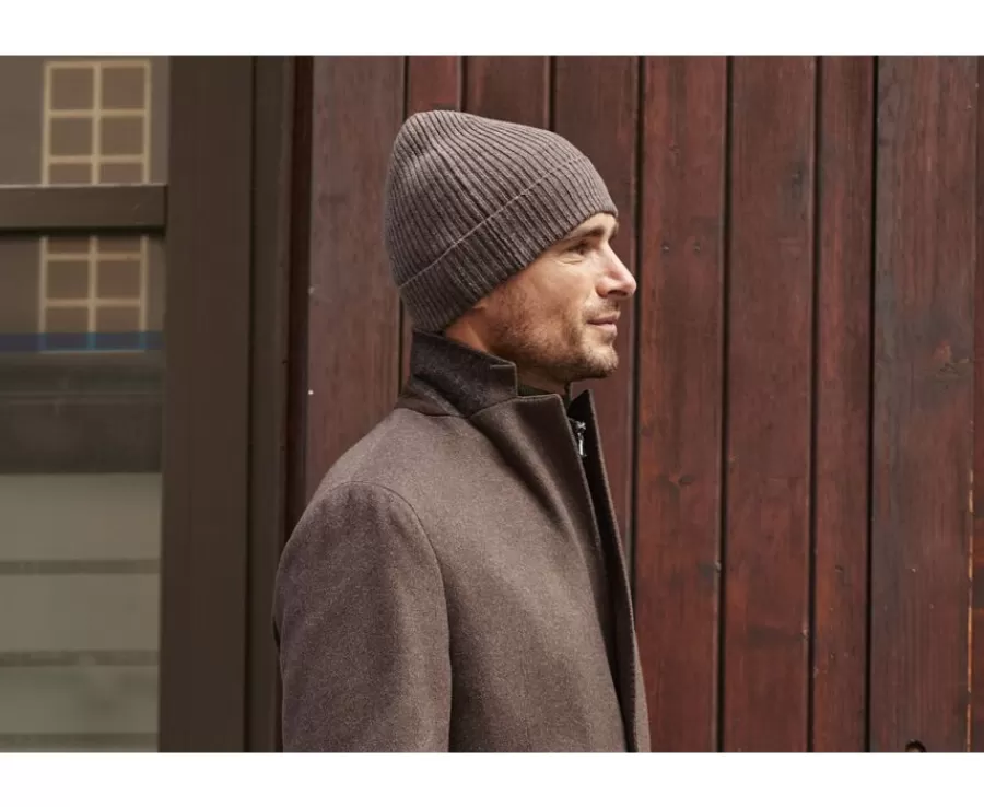 Best Sale Gorro de lana para hombre Chocolate moteado Benneth Bufandas Y Pañuelos