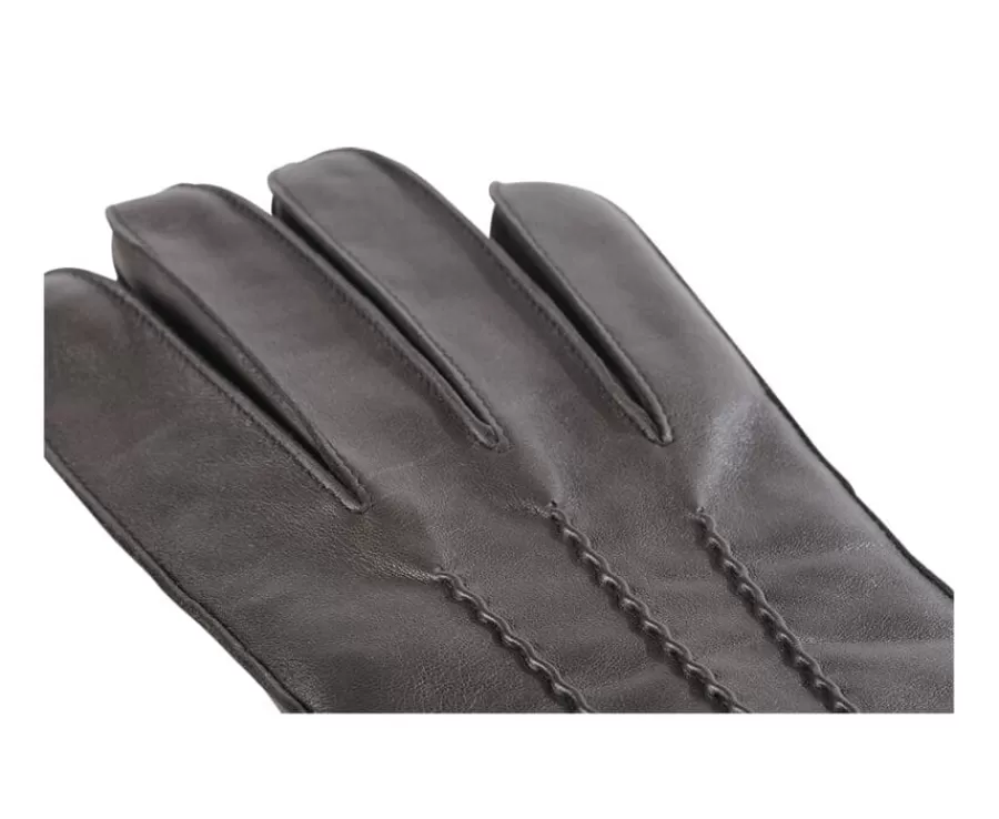 Best Sale Guantes de hombre en piel de cordero Chocolate Maletínes, Bolsos Y Guantes