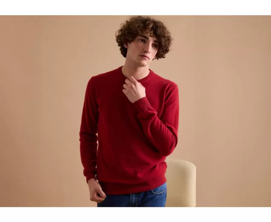 Cheap Jersey de lana con cuello redondo Rojo Conan Jerséis De Punto | Jerséis Cuello Redondo