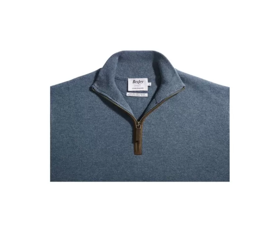 Cheap Jersey de lana para hombre con cuello cremallera Verde Moteado Keithy Jerséis De Cuello Cremallera | Jerséis De Punto
