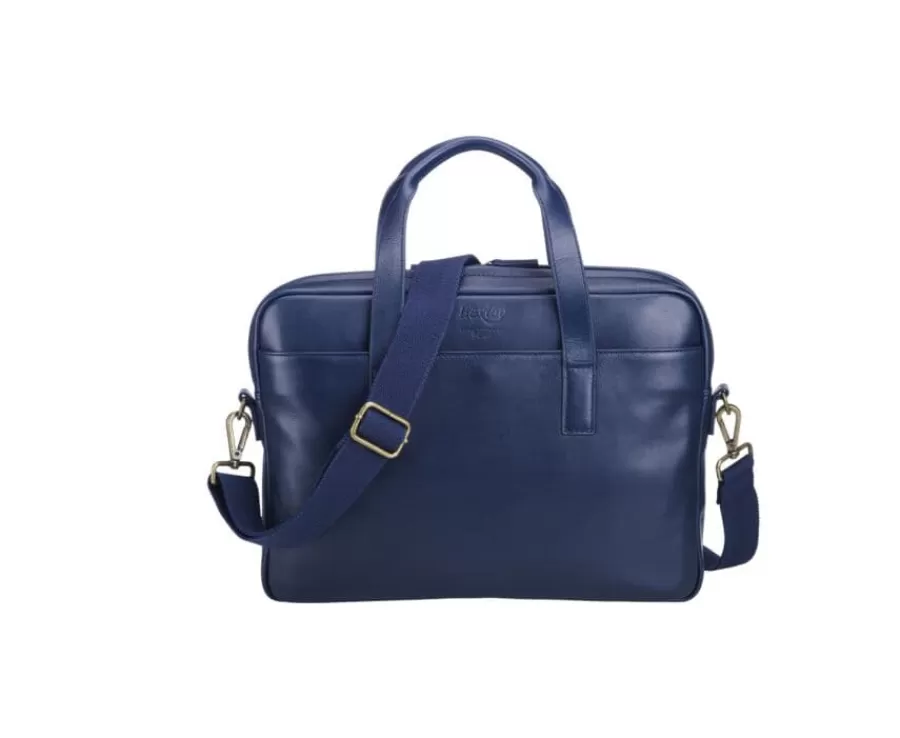 Online Maletín de cuero Navy para hombre Harwinton Maletínes, Bolsos Y Guantes