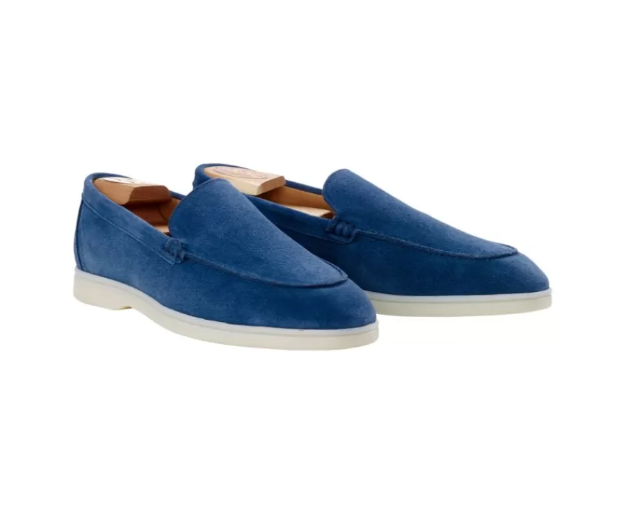 Outlet Mocasines de terciopelo hombre índigo Manasota Ii Mocasines Y Drivers