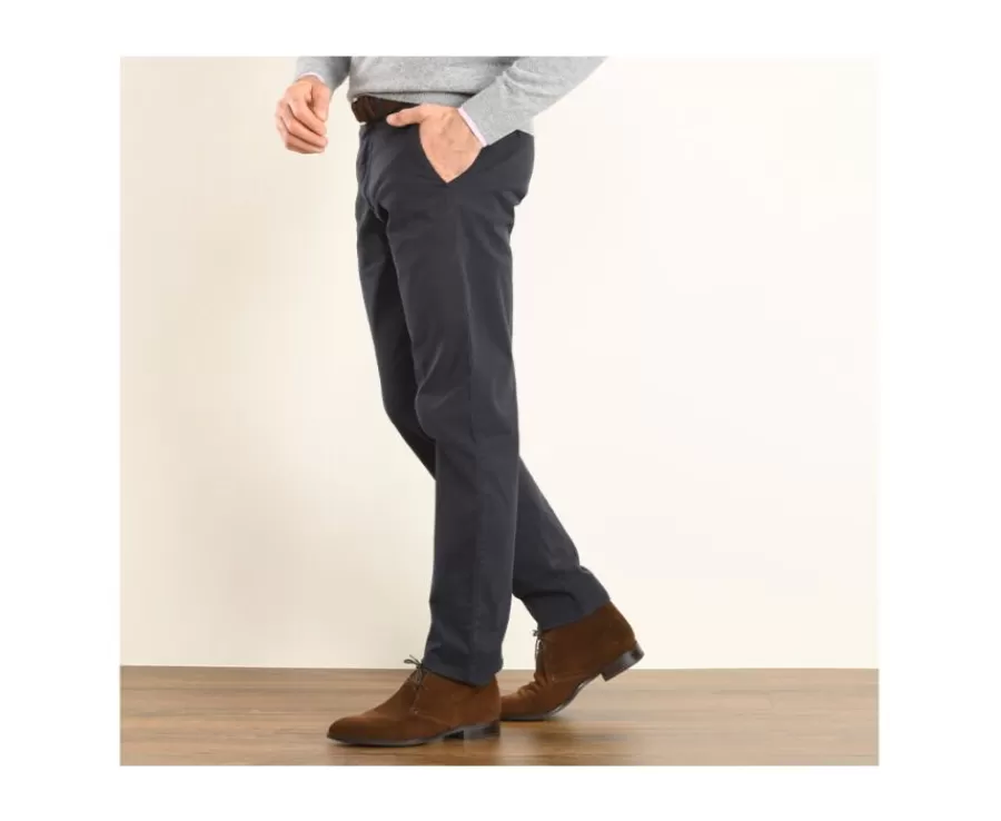 Online Pantalón chino para hombre Azul marino Jerry Ii Pantalones Chino | Pantalones Rectos