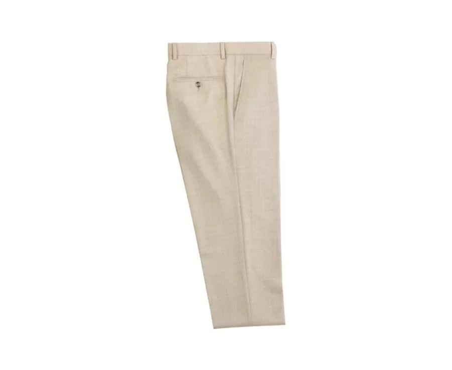 Online Pantalón de traje Beis Moteado para hombre Lazare Pantalones De Traje