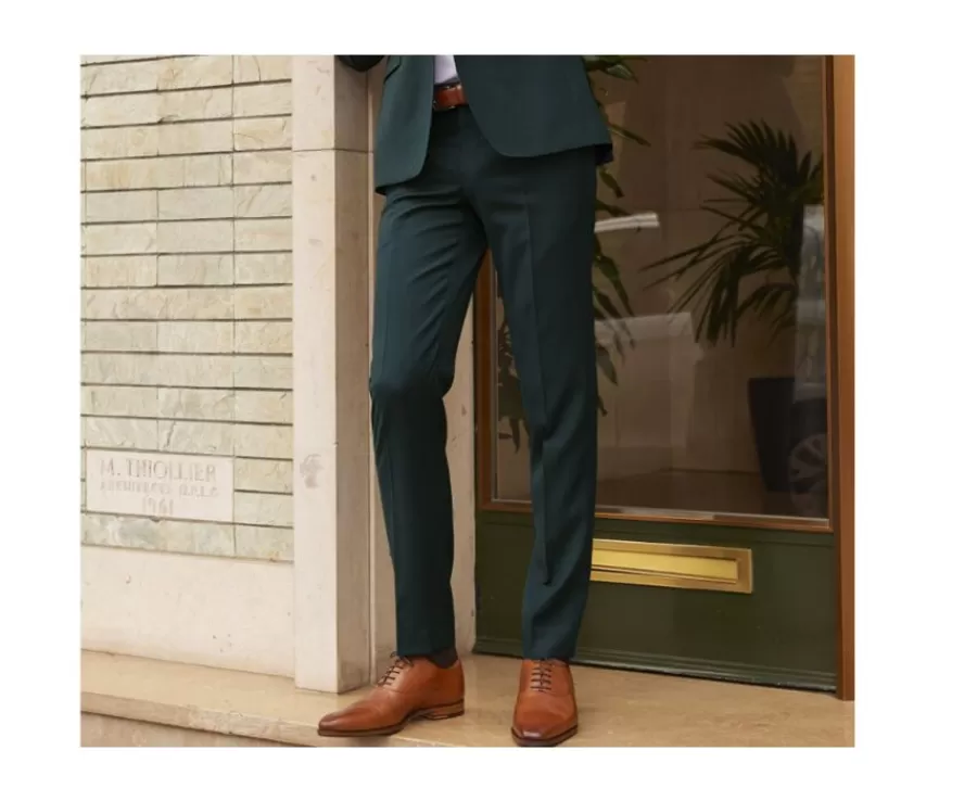 Fashion Pantalón de traje Botella Verde para hombre Lazare Pantalones De Traje