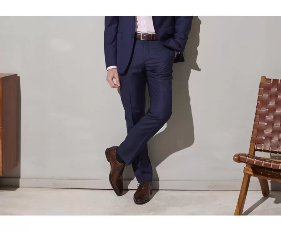 Hot Pantalón de traje de hombre Azul petróleo Lazare Pantalones De Traje