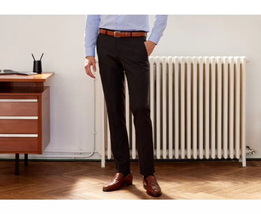 Flash Sale Pantalón de traje Gris antracita para hombre Lazare Pantalones De Traje