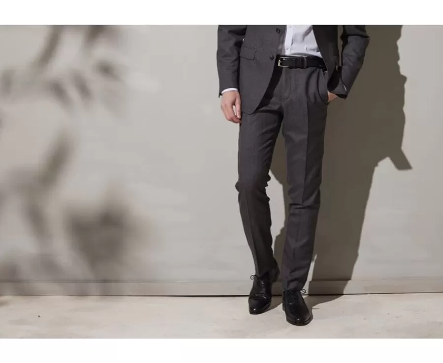 Fashion Pantalón de traje Gris medio para hombre Lazare Pantalones De Traje
