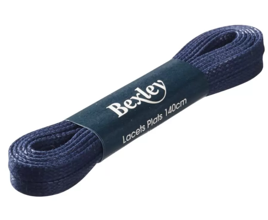 Cheap 2 pares de cordones Azul marino para zapatillas altas Accesorios De Zapatos