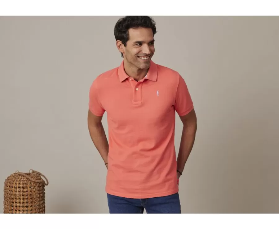 Online Polo Coral para hombre Andy Ii Polos Corte Ajustado